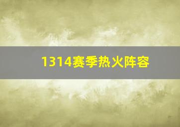 1314赛季热火阵容