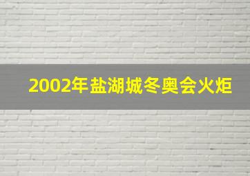 2002年盐湖城冬奥会火炬