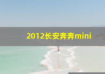 2012长安奔奔mini