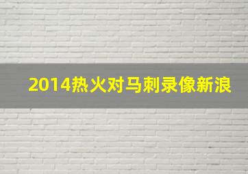 2014热火对马刺录像新浪