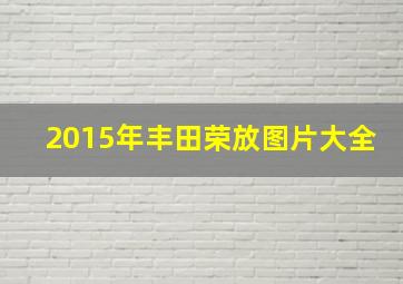 2015年丰田荣放图片大全