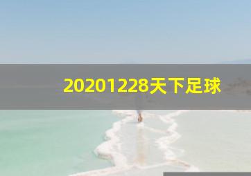 20201228天下足球