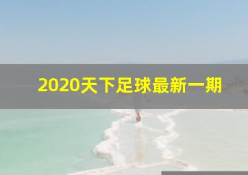 2020天下足球最新一期