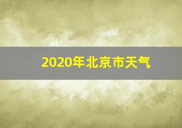 2020年北京市天气