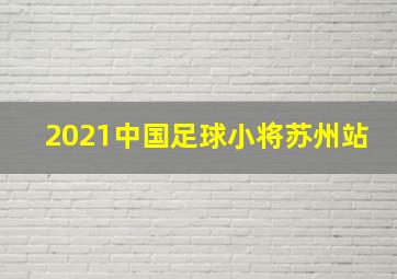 2021中国足球小将苏州站