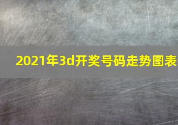 2021年3d开奖号码走势图表