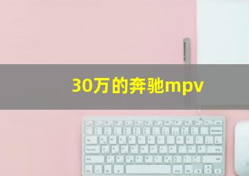 30万的奔驰mpv