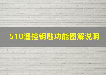 510遥控钥匙功能图解说明