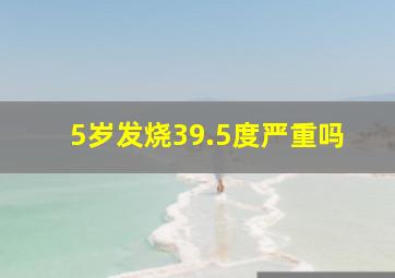 5岁发烧39.5度严重吗