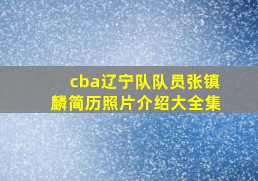 cba辽宁队队员张镇麟简历照片介绍大全集