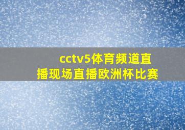 cctv5体育频道直播现场直播欧洲杯比赛