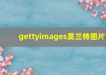 gettyimages莫兰特图片