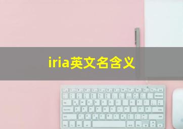 iria英文名含义