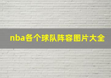 nba各个球队阵容图片大全