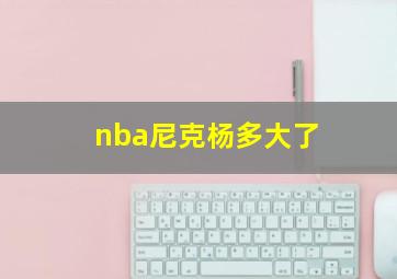 nba尼克杨多大了