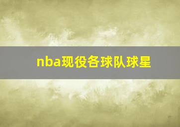 nba现役各球队球星