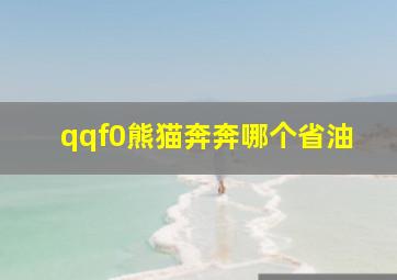 qqf0熊猫奔奔哪个省油