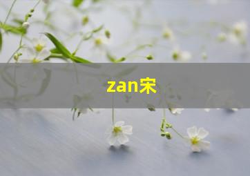 zan宋