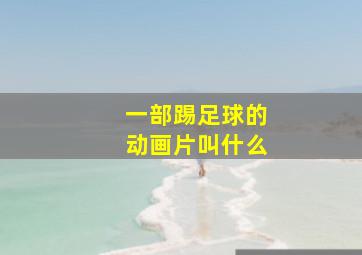 一部踢足球的动画片叫什么