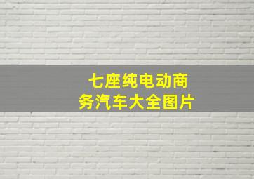 七座纯电动商务汽车大全图片