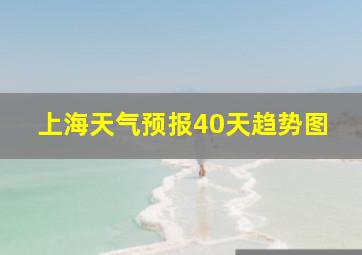 上海天气预报40天趋势图