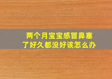 两个月宝宝感冒鼻塞了好久都没好该怎么办