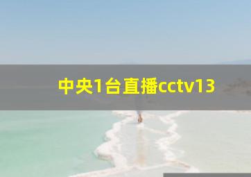 中央1台直播cctv13