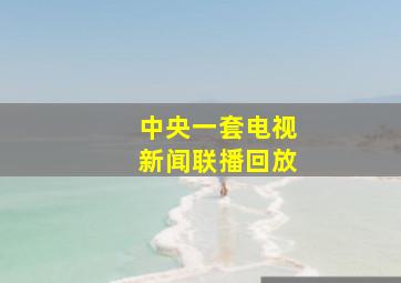 中央一套电视新闻联播回放