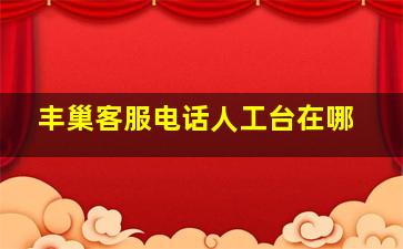 丰巢客服电话人工台在哪