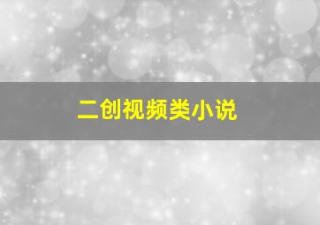 二创视频类小说