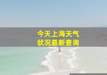 今天上海天气状况最新查询