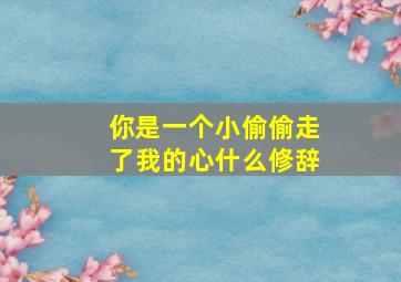 你是一个小偷偷走了我的心什么修辞