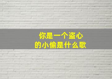 你是一个盗心的小偷是什么歌