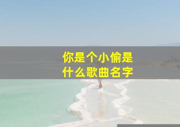 你是个小偷是什么歌曲名字