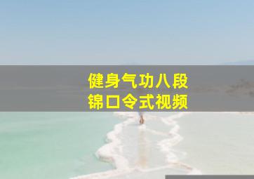 健身气功八段锦口令式视频