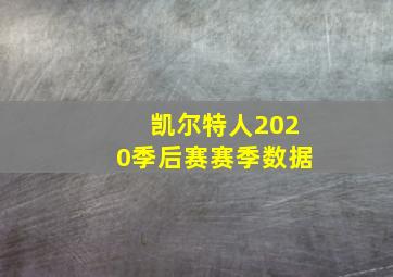 凯尔特人2020季后赛赛季数据