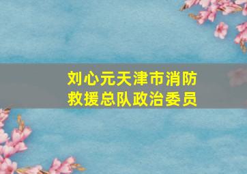 刘心元天津市消防救援总队政治委员