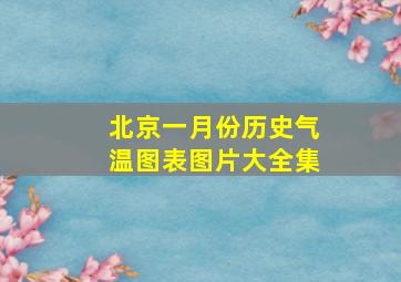 北京一月份历史气温图表图片大全集