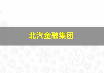 北汽金融集团