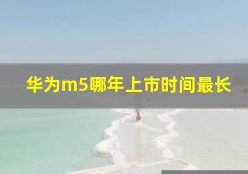 华为m5哪年上市时间最长