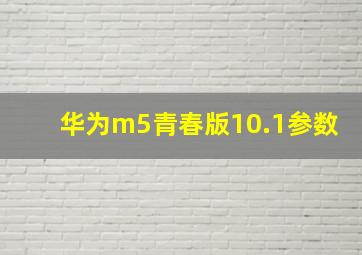 华为m5青春版10.1参数