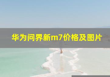 华为问界新m7价格及图片