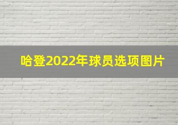 哈登2022年球员选项图片