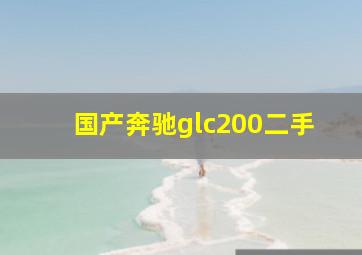 国产奔驰glc200二手