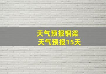 天气预报铜梁天气预报15天