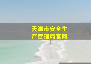 天津市安全生产管理局官网