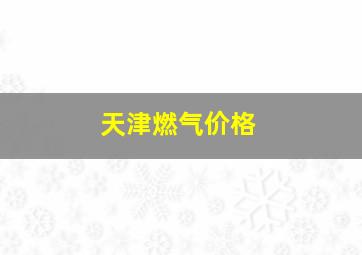 天津燃气价格