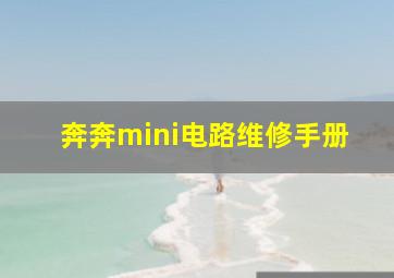 奔奔mini电路维修手册