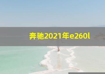 奔驰2021年e260l