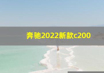 奔驰2022新款c200